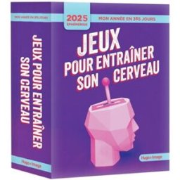 Mon année en 365 jours : 2025 : Jeux pour entraîner son cerveau collectif Hugo Image