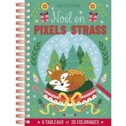 Noël en pixels strass Carole Chevalier Gründ