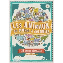 Mon atlas à colorier : les animaux du monde Nathalie Hughes Piccolia