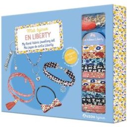 Mes bijoux en Liberty. My floral fabric jewellery set. Mis joyas de cinta Liberty Do Carmo, Cristina Auzou