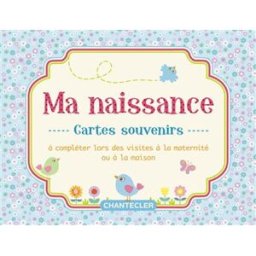 Cartes souvenirs : ma naissance (bleu) : cartes souvenirs à compléter lors des visites à la maternit Frieda Van Raevels Chantecler