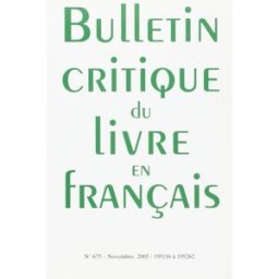 Bclf n 675 xxx Bulletin critique du livre français