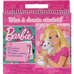Barbie : bloc à dessin récréatif cerise bleue Cerise bleue