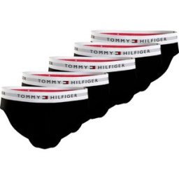 Tommy Hilfiger Slips Um0um03918 5 Unités Black / Black / Black / Black / Black S Homme