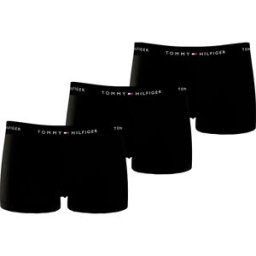 Tommy Hilfiger Boxers Um0um03890 Trunk 3 Unités Black / Black / Black XL Homme