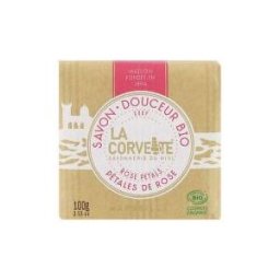 La Corvette Savon Doux Bio à la Rose 100g - Pain 100 g