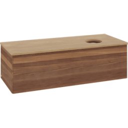 Villeroy und Boch Meuble vasque Villeroy & Boch Antao K34011HM 120 x 36 x 50 cm, plan vasque couleur chêne miel, noyer chaud