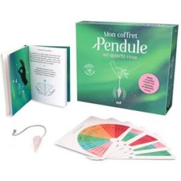 Mon coffret pendule en quartz rose Collectif Merci les Livres