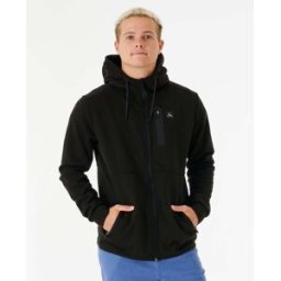 Rip Curl Sweat zippé Departed Anti-Series Noir S Male