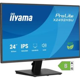 IIYAMA Écran Xub2492hsu-b6 24´´ Full Hd Ips Led 100hz Black One Size unisex