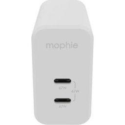 Mophie Chargeur Double Usb-c 67w White One Size unisex
