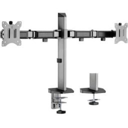 My Wall Support de table pour écran HL50-2L 2 Écran(s) 43,2 cm (17) - 81,3 cm (32) argent, noir inclinable, rotatif