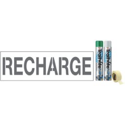 Kit Aérosols et Pochoir Texte Recharge