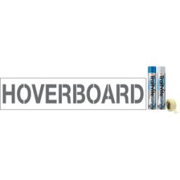 Kit Aérosols et Pochoir texte hoverboard