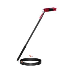 Lave vitre télescopique - avec alimentation en eau - pour panneaux solaires et fenêtres - 1800 - 9050 mm