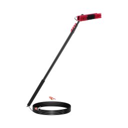 Lave vitre télescopique - avec alimentation en eau - pour panneaux solaires et fenêtres - 1750 - 7200 mm