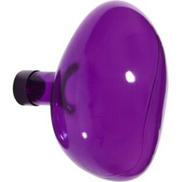 Patère murale en verre violet 15cm Bubble - Petite friture