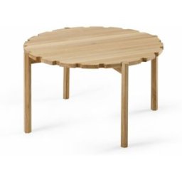 Table basse en chêne naturel 80 cm Pinion - Emko
