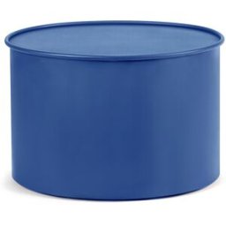 Table d'appoint en acier poudré bleu 56x43,5x37cm Valérie - Serax