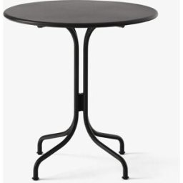 Table de café ronde en acier noir 70 cm Thorvald SC96 - &tradition