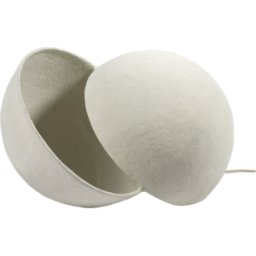 Lampe en papier mâché blanche Earth "œuf" - Serax