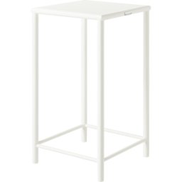 Tabouret de bar carré en acier tressé blanc pur 75cm T37 - Tolix