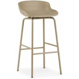 Tabouret de bar en acier et pp sable 75 cm Hyg - Normann Copenhagen