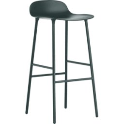 Tabouret de bar en acier et pp vert 75 cm Form - Normann Copenhagen