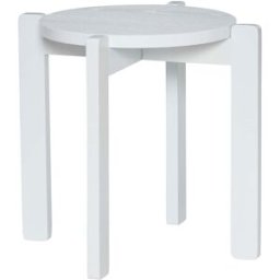 Tabouret en bois de chêne gris clair 45 x 42 cm Always - Hübsch