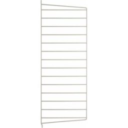 Set de 2 montants muraux en acier beige 75 x 30 cm - String furniture