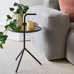 Table d'appoint en métal noir 48 cm DLM - HAY