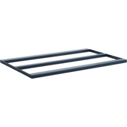 Barre de support en acier avec revêtement en poudre bleu pour table 160 Loop Stand - HAY