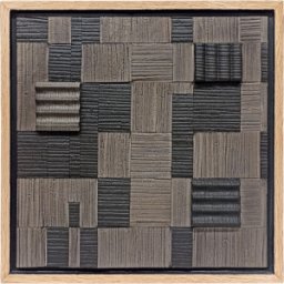 Tableau mural en jacinthe et placage de sungkai 60x4x120cm Lena - Versmissen