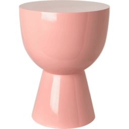 Tabouret rose laqué Tip Tap - Pols Potten
