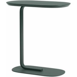 Table d'appoint en acier vert foncé H 73,5 cm Relate - Muuto