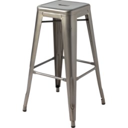 Tabouret en acier brut vernis 75cm - Tolix