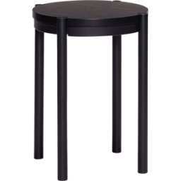 Tabouret en frêne noir Oto - Hübsch