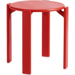 Tabouret en bois de hêtre rouge scarlet Rey - HAY