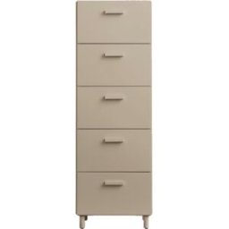 Chiffonnier en bois mdf beige 41x121,5cm Relief - String furniture