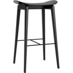 Tabouret de bar en chêne noir 65 cm NY11 - NORR11
