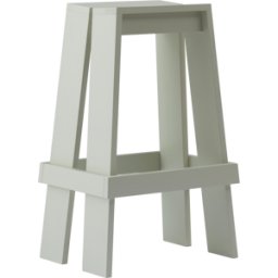 Tabouret de bar en frêne teinté gris 75cm Let - Normann Copenhagen