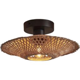 Plafonnier en bambou naturel 30x8 cm Kalimantan - Good & Mojo