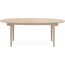 Table à manger ovale extensible en chêne blanc huilé 115x200cm CH338 - Carl Hansen & Søn