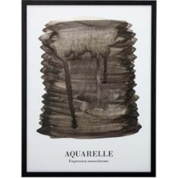 Illustration Ravenna avec cadre Pin noir - Bloomingville