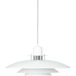 Suspension en métal blanc et support métal Primus I - Belid