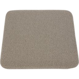 Coussin de siège pour tabouret taupe bouclé 27,5x32x2,5cm Curva - AYTM