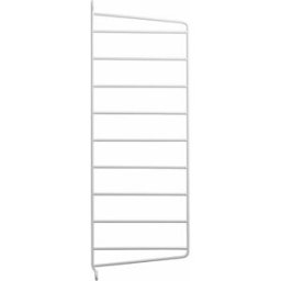 Set de 2 montants muraux en acier blanc 50 x 20 cm - String furniture