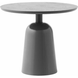 Table basse en acier grise Turn table Grey - Normann Copenhagen