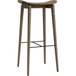 Tabouret de bar en chêne fumé clair 75 cm NY11 - NORR11