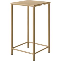 Tabouret de bar carré en acier tressé brun vert 75cm T37 - Tolix